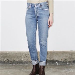 AGOLDE ‘feel good’ high rise straight leg Jean